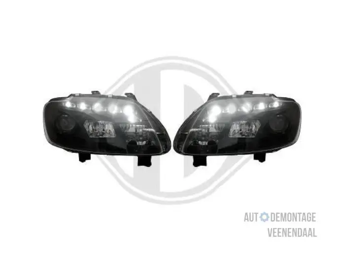 Set of headlight bulbs, left + right Volkswagen Caddy