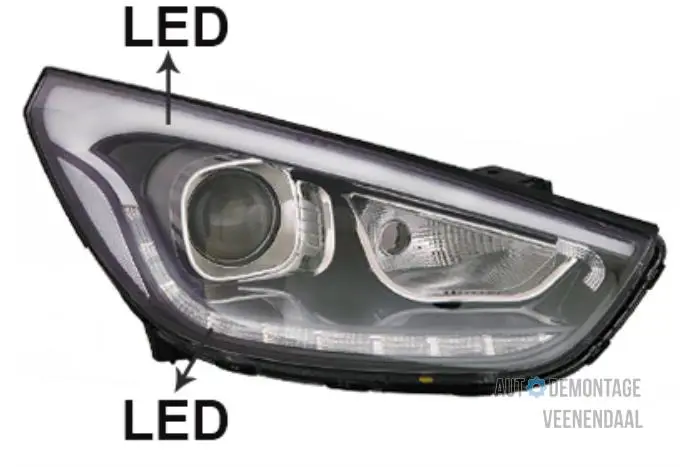 Headlight, right Hyundai IX35