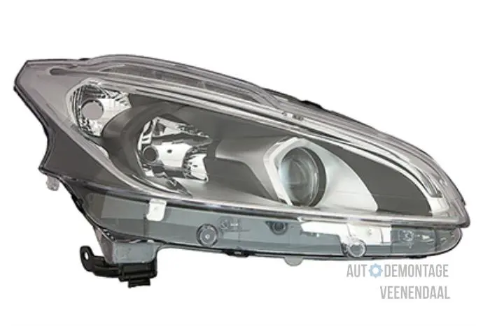 Headlight, right Peugeot 208
