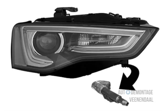 Headlight, right Audi A5